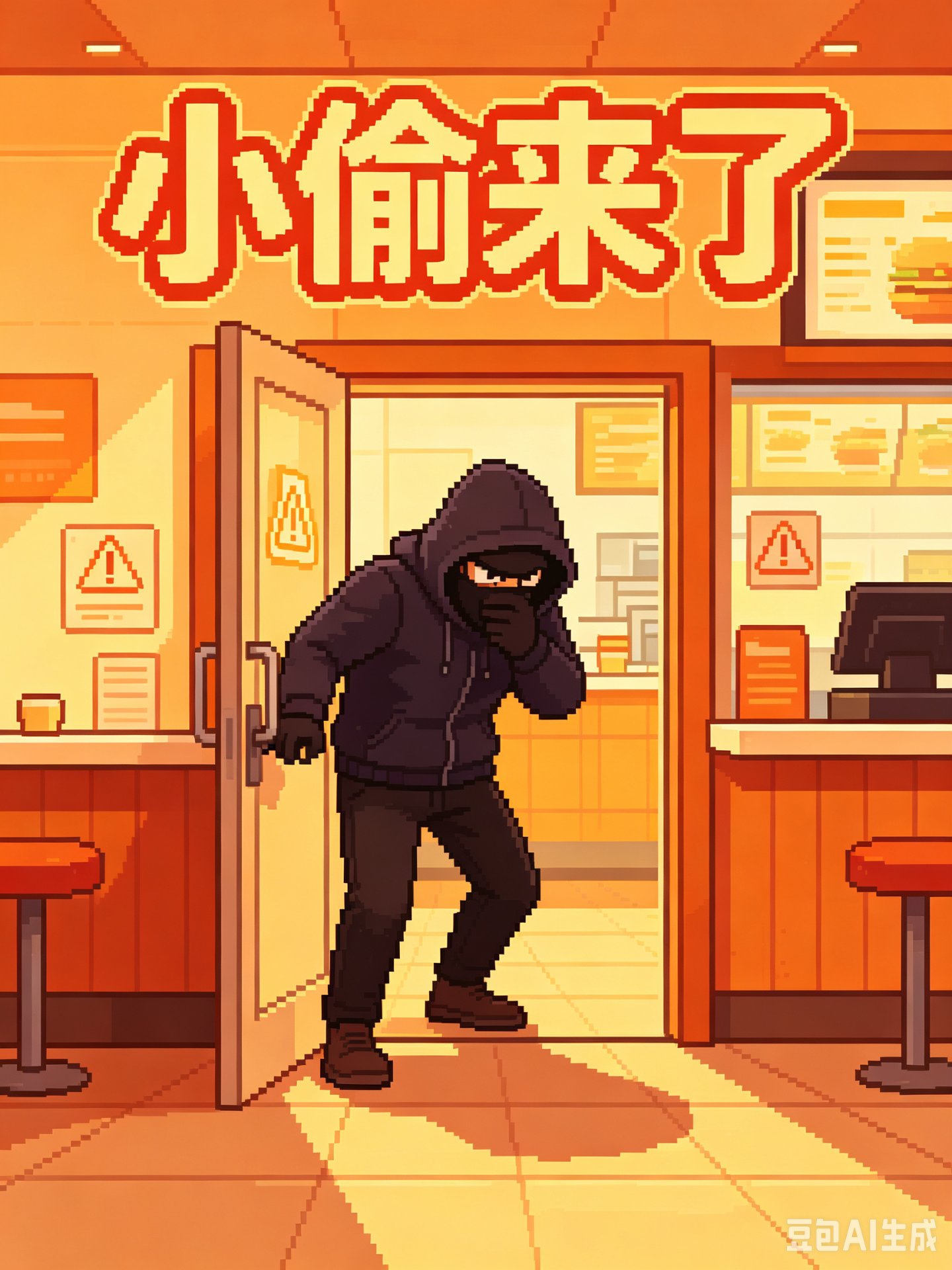 小偷来了